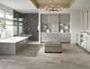 Picture of MS International - Watercolor Chevron Mosaic Grigio