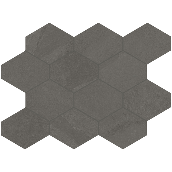 Picture of Unicom Starker - Brazillian Slate Mosaic Hexagon Elephant Grey