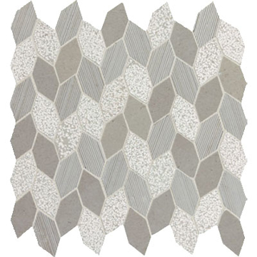 Picture of American Olean - Candora Linear Leaf Mosaic Demure Gray Leaf