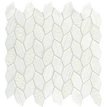 Picture of American Olean - Candora Linear Leaf Mosaic Vestal White Leaf