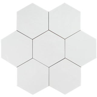Picture of Tesoro - Albatross Hexagon White Matte