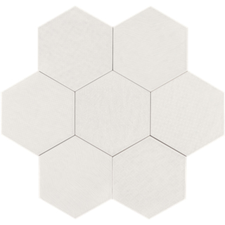 Picture of Tesoro - Albatross Hexagon Deco Cream Deco Glossy