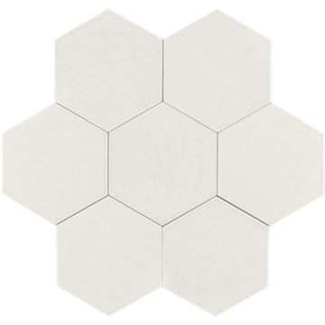Picture of Tesoro - Albatross Hexagon Deco Cream Deco Glossy