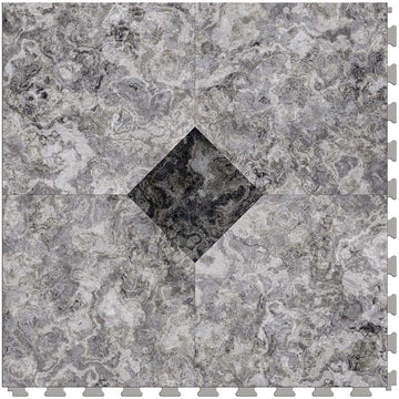 Picture of Perfection Floor Tile - Breccia Argento Accent