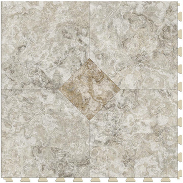 Picture of Perfection Floor Tile - Breccia Blanco Accent