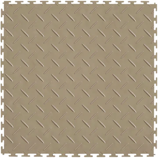Picture of Perfection Floor Tile - Diamond Plate Beige