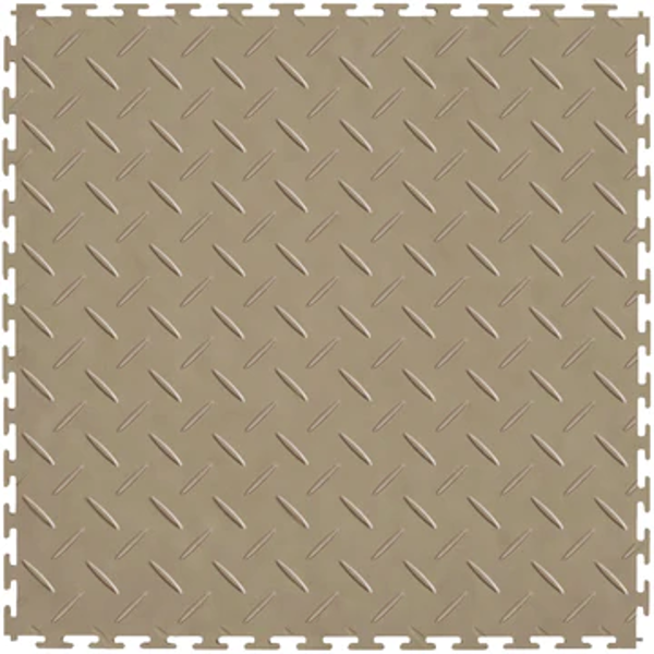 Picture of Perfection Floor Tile - Diamond Plate Beige