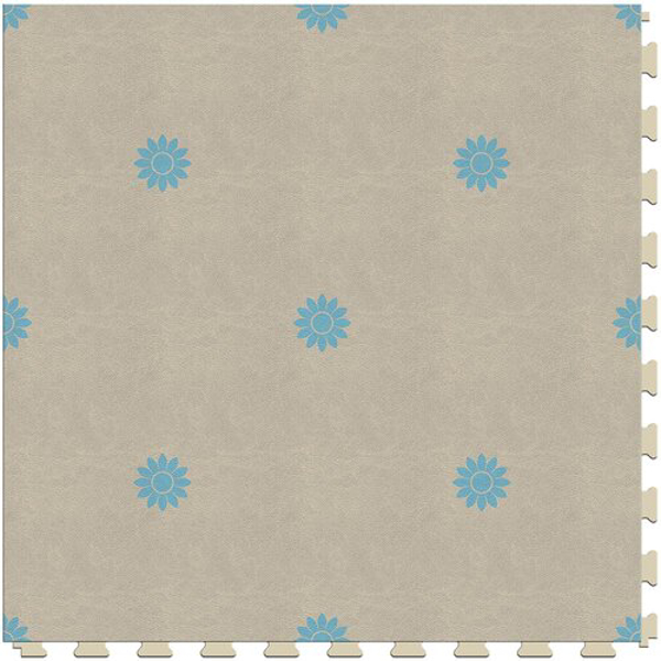 Picture of Perfection Floor Tile - Margo Petal Blue Accent 2