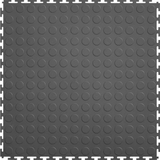 Picture of Perfection Floor Tile - Coin Dark Gray