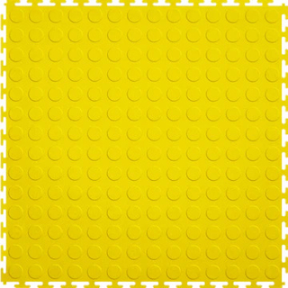 Picture of Perfection Floor Tile - Coin Yellow