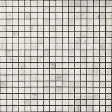 Picture of Elon Tile & Stone - 5/8 x 5/8 Square Mosaics Pearl White Polished