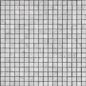 Picture of Elon Tile & Stone - 5/8 x 5/8 Square Mosaics Bianco Carrara Honed