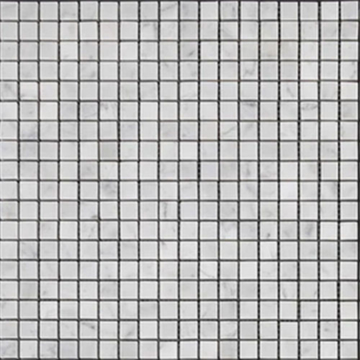 Picture of Elon Tile & Stone - 5/8 x 5/8 Square Mosaics Bianco Carrara Polished