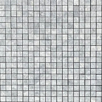 Picture of Elon Tile & Stone - 5/8 x 5/8 Square Mosaics Pacific Gray Honed