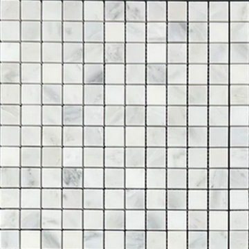 Picture of Elon Tile & Stone - 1 x 1 Square Mosaics Pearl White Polished