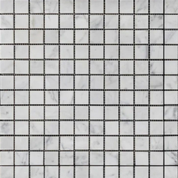 Picture of Elon Tile & Stone - 1 x 1 Square Mosaics Bianco Carrara Honed