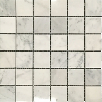 Picture of Elon Tile & Stone - 2 x 2 Square Mosaics Bianco Carrara Polished