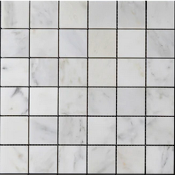 Picture of Elon Tile & Stone - 2 x 2 Square Mosaics Pearl White Honed