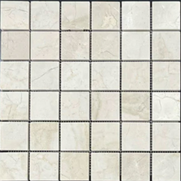 Picture of Elon Tile & Stone - 2 x 2 Square Mosaics Crema Marfil Polished
