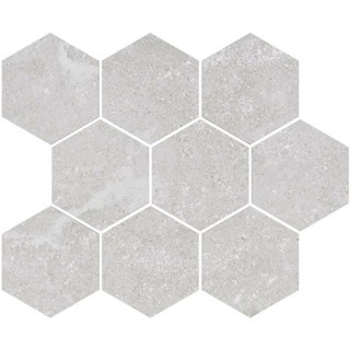 Picture of Del Conca - Chamonix Hexagon Mosaic Bianco