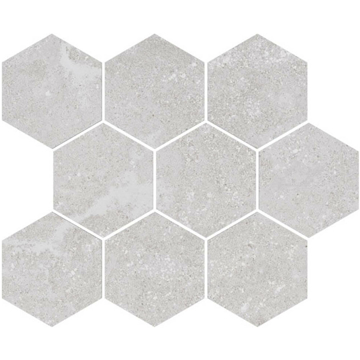 Picture of Del Conca - Chamonix Hexagon Mosaic Bianco