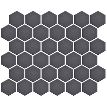 Picture of Lungarno - Elements Hexagon Mosaic Carbon