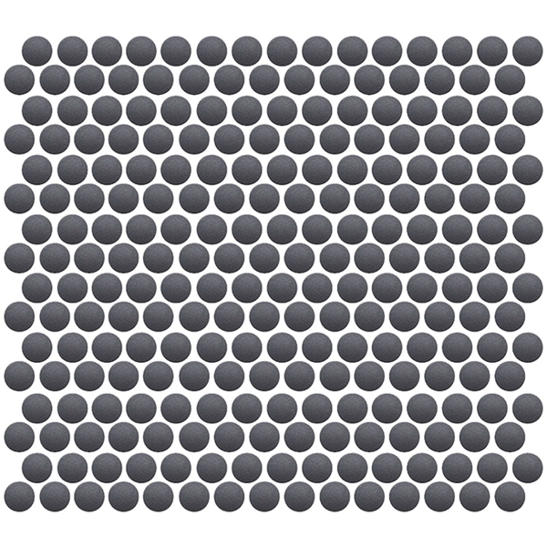 Picture of Lungarno - Elements Penny Round Mosaic Carbon