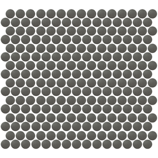 Picture of Lungarno - Elements Penny Round Mosaic Lead