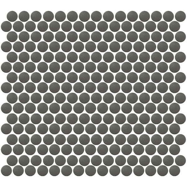 Picture of Lungarno - Elements Penny Round Mosaic Lead