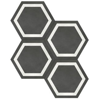 Picture of Anatolia Tile & Stone - Form Hexagon Frame Graphite