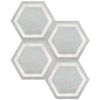 Picture of Anatolia Tile & Stone - Form Hexagon Frame Ice
