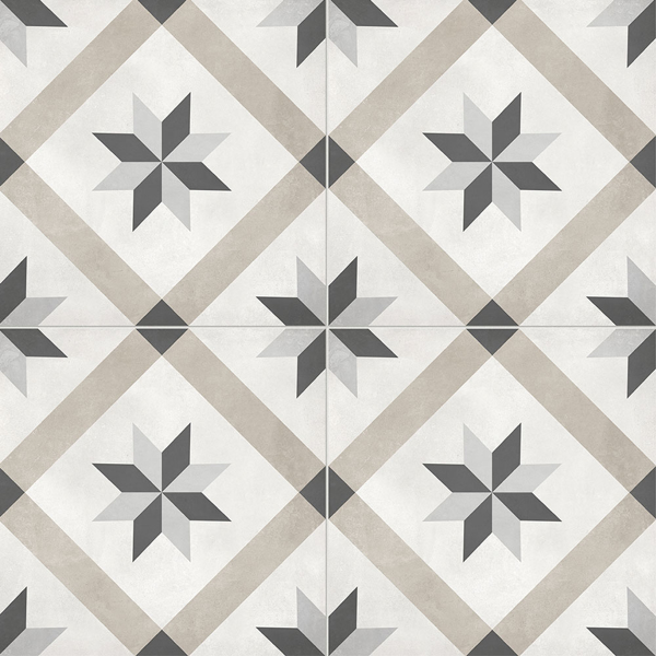 Picture of Anatolia Tile & Stone - Form Deco 8 x 8 Sand Compass