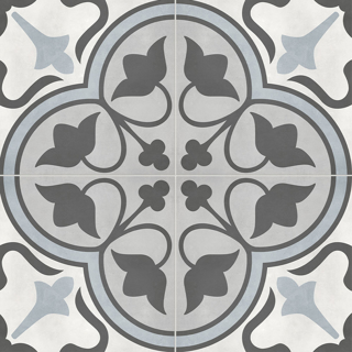 Picture of Anatolia Tile & Stone - Form Deco 8 x 8 Tide Clover