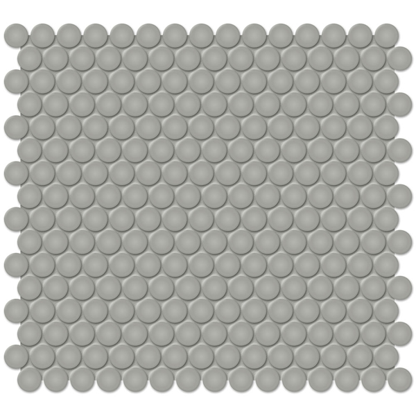 Picture of Anatolia Tile & Stone - Soho Penny Round Mosaic Cement Chic Matte