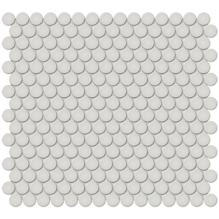 Picture of Anatolia Tile & Stone - Soho Penny Round Mosaic Halo Grey Matte