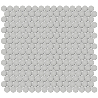 Picture of Anatolia Tile & Stone - Soho Penny Round Mosaic Loft Grey Matte