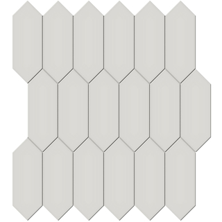 Picture of Anatolia Tile & Stone - Soho Picket Mosaic Halo Grey