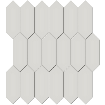 Picture of Anatolia Tile & Stone - Soho Picket Mosaic Halo Grey