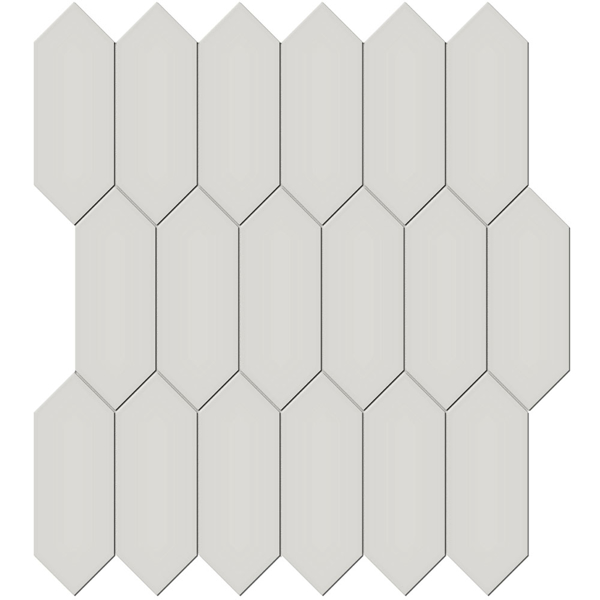 Picture of Anatolia Tile & Stone - Soho Picket Mosaic Halo Grey