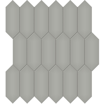 Picture of Anatolia Tile & Stone - Soho Picket Mosaic Cement Chic