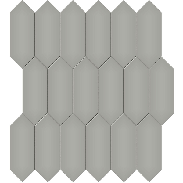 Picture of Anatolia Tile & Stone - Soho Picket Mosaic Cement Chic