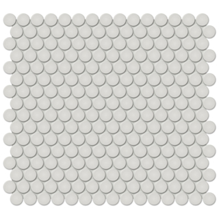 Picture of Anatolia Tile & Stone - Soho Penny Round Mosaic Halo Grey Glossy