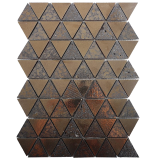 Picture of SOHO Studio Corp - Art Lava Triangles Metallic Bronze
