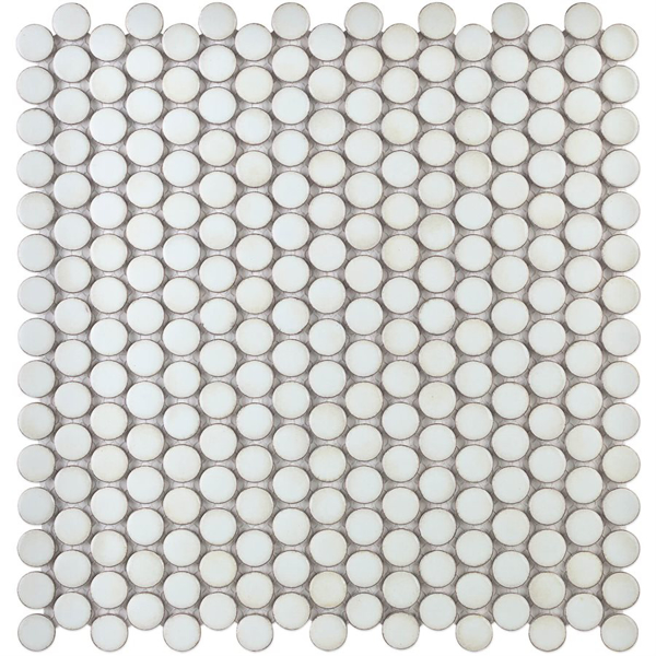 Picture of SOHO Studio Corp - Simple Mosaic Rimmed Penny Rounds Sage