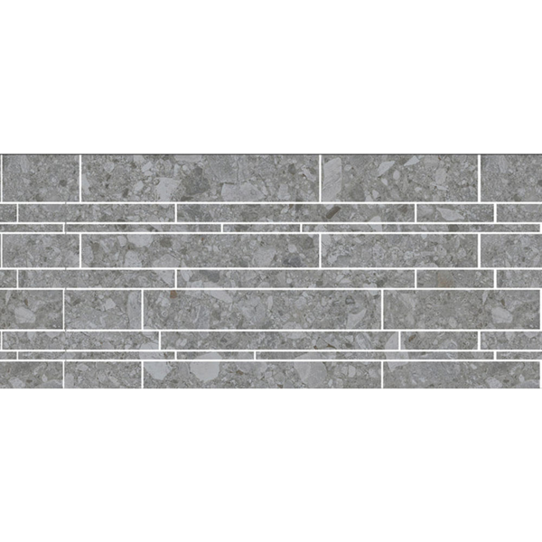 Picture of Emser Tile-Fixt Linear Mosaic Stone Dark Gray