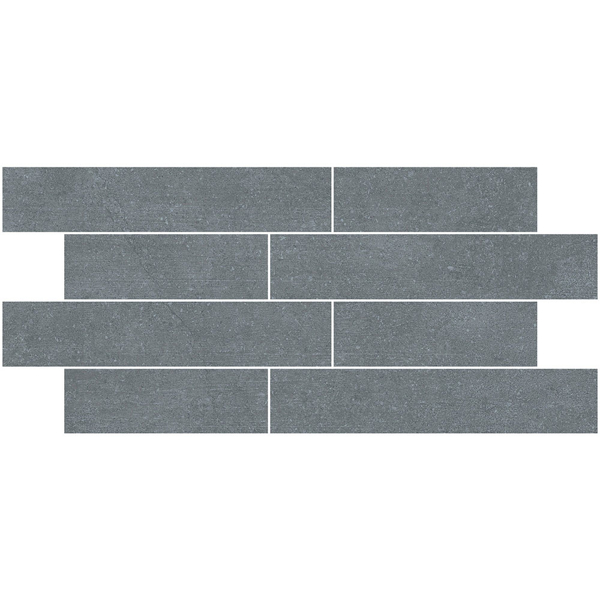 Picture of Emser Tile-Fixt Brick Mosaic Cement Dark Gray