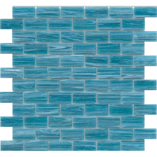 Picture of Emser Tile-Swirl Mosaics Aqua Offset