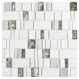 Picture of Anthology Tile-Dazzle Bravado Mosaic Bravado Silver