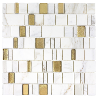 Picture of Anthology Tile-Dazzle Bravado Mosaic Bravado Gold