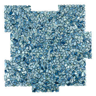 Picture of Anthology Tile-D-Lux Pearl Mixed Mosaic Celestial Pearl Slivers